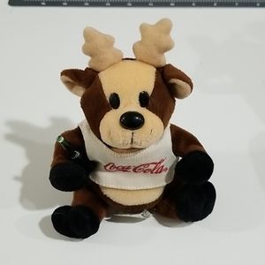 🥳4/$20! Coca-Cola moose beanie baby